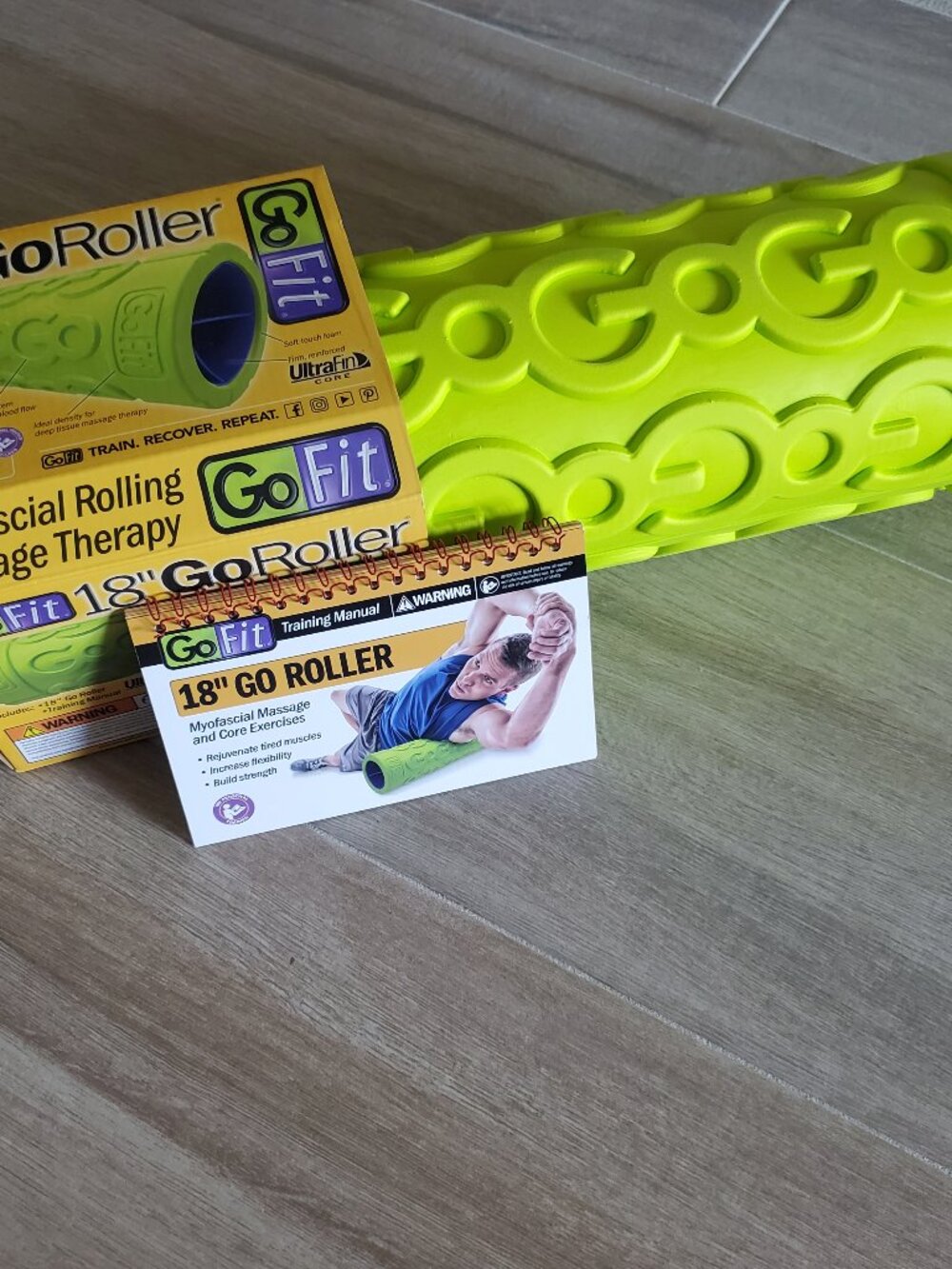 (NEW) GoFit 18" Go Massage Roller with UltraFin Core